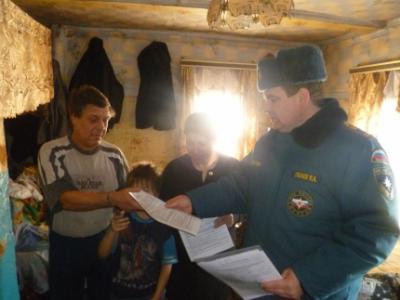 В Рязанской области инспекторы надзорной деятельности проверили жильё лиц из группы риска